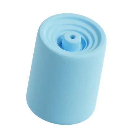 Abstract Hole Cylinder  3D Icon