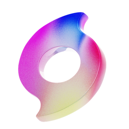 Abstract Hole Shape  3D Icon