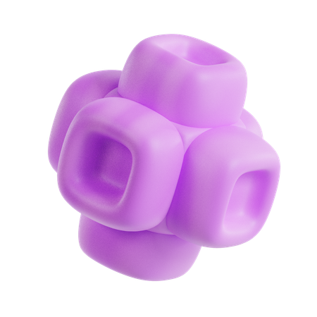 Abstract Hollow Cube  3D Icon