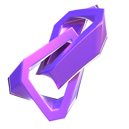 Abstract Holographic Shape  3D Icon