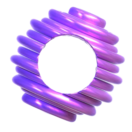 Abstract Holographic Shape  3D Icon