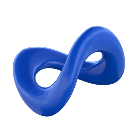 추상적 무한대  3D Icon