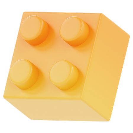 Abstract Lego  3D Icon