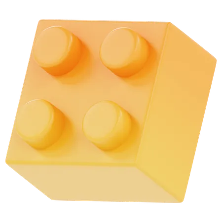 Abstract Lego  3D Icon