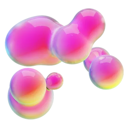 Abstract Liquid Shape  3D Icon