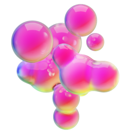 Abstract Liquid Shape  3D Icon