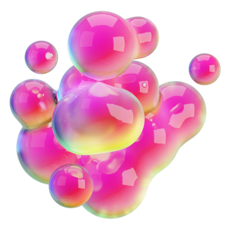 Abstract Liquid Shape  3D Icon