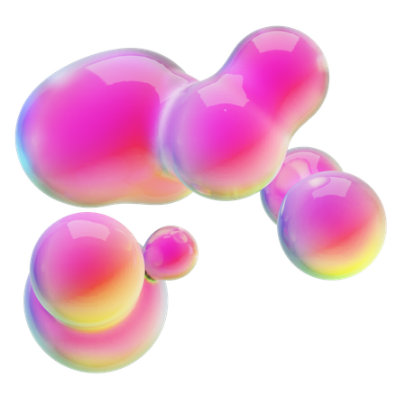Abstract Liquid Shape  3D Icon