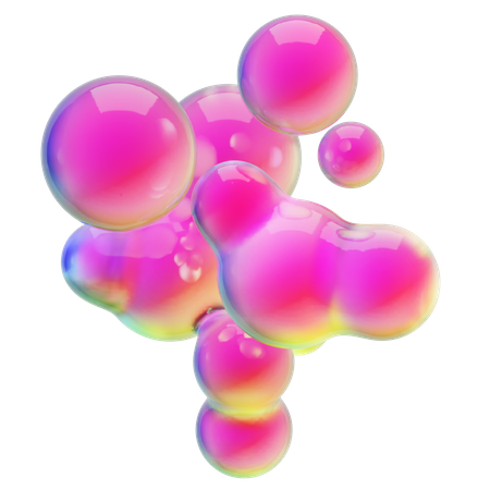 Abstract Liquid Shape  3D Icon