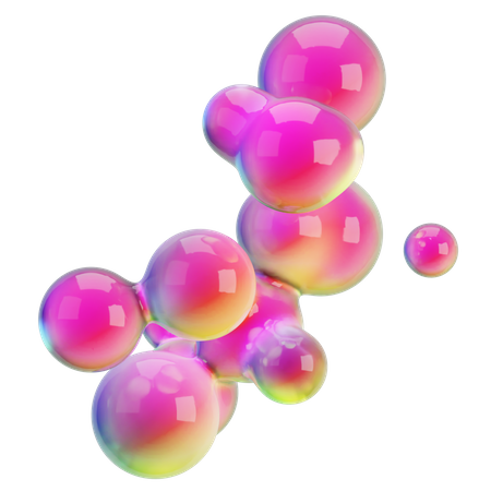 Abstract Liquid Shape  3D Icon