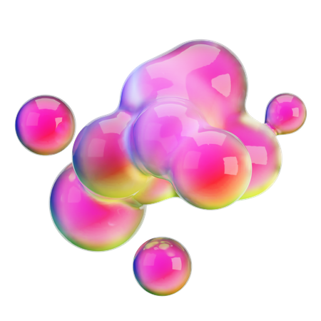 Abstract Liquid Shape  3D Icon