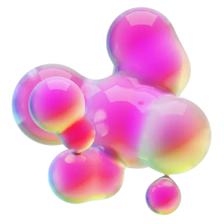 Abstract Liquid Shape  3D Icon