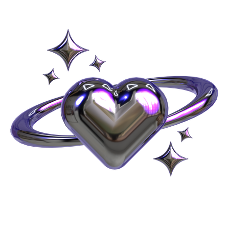 Abstract Love Geometry  3D Icon