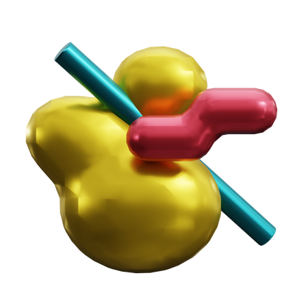 Abstract Metaball  3D Icon