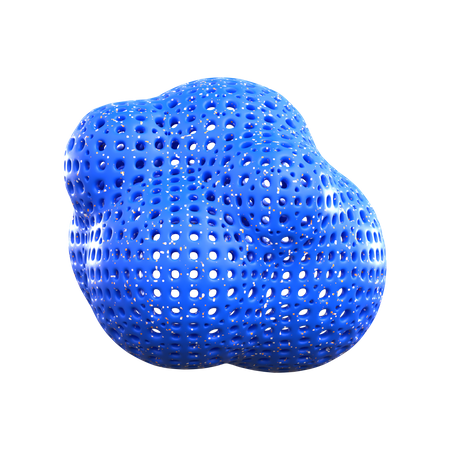 Abstract Net Ball  3D Icon