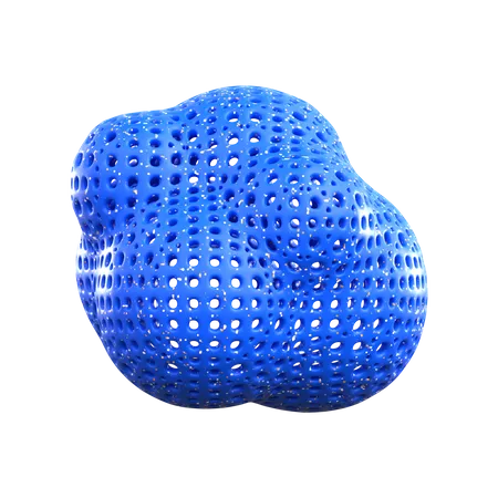 Abstract Net Ball  3D Icon