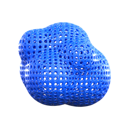 Abstract Net Ball  3D Icon