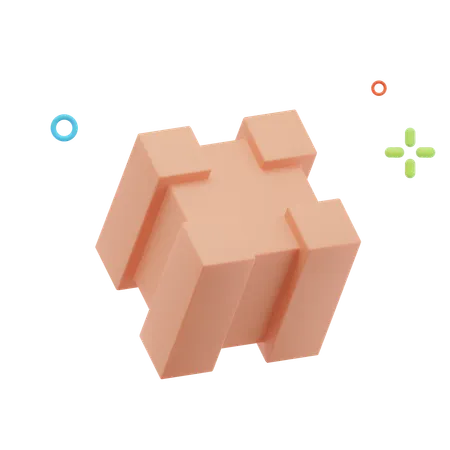 Abstract Object  3D Icon
