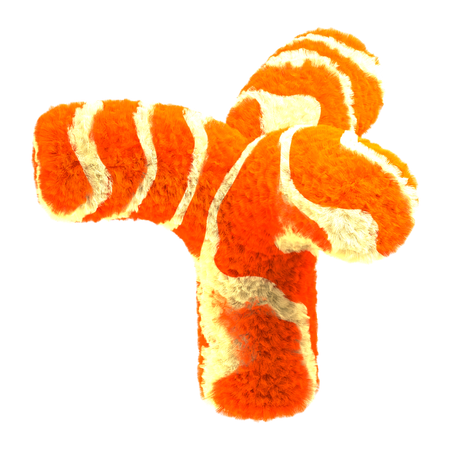 Abstract Orange And Structure  3D Icon