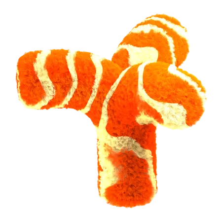 Abstract Orange And Structure  3D Icon
