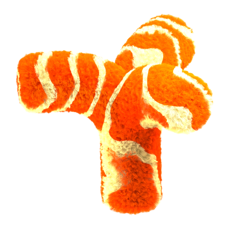Abstract Orange And Structure  3D Icon