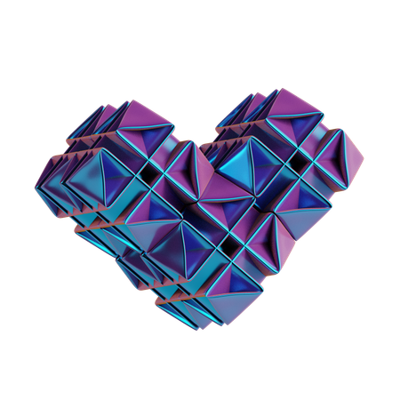 Abstract Origami Cube  3D Icon