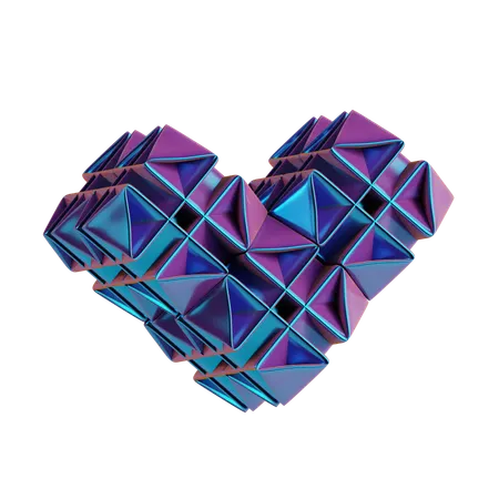 Abstract Origami Cube  3D Icon