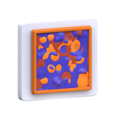 Abstract Painting  3D Icon