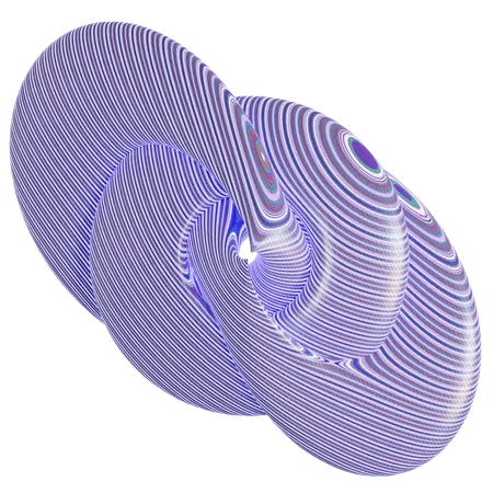 추상 패턴 모양  3D Icon