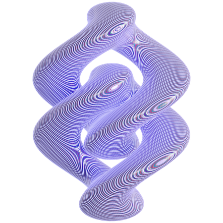 추상 패턴 모양  3D Icon