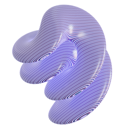 추상 패턴 모양  3D Icon