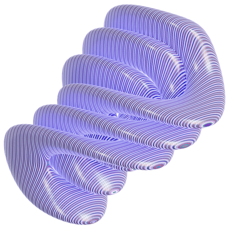 추상 패턴 모양  3D Icon