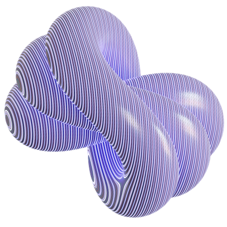 추상 패턴 모양  3D Icon