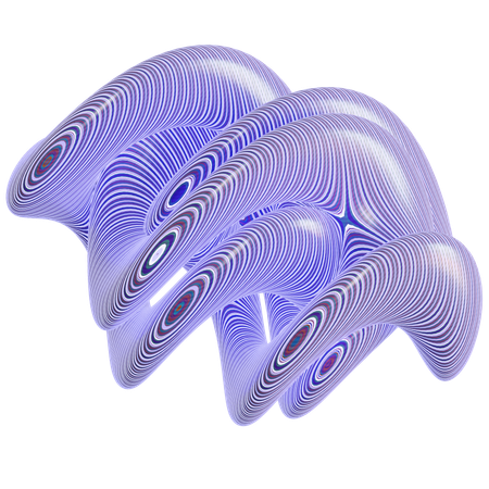 추상 패턴 모양  3D Icon