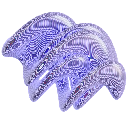 추상 패턴 모양  3D Icon