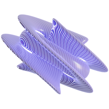 추상 패턴 모양  3D Icon