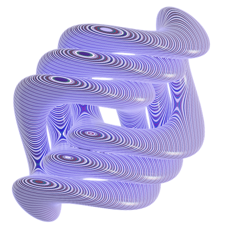 Abstract Pattern Shape  3D Icon