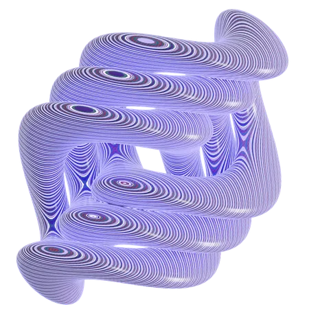 Abstract Pattern Shape  3D Icon