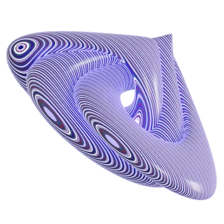 Abstract Pattern Shape  3D Icon