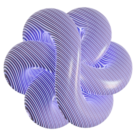 Abstract Pattern Shape  3D Icon