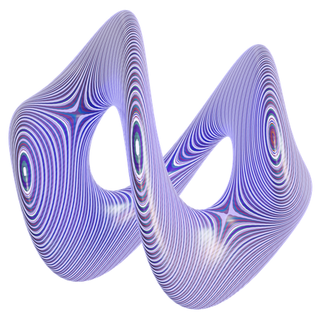 Abstract Pattern Shape  3D Icon