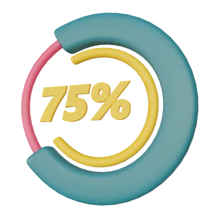 Abstract Pie  3D Illustration