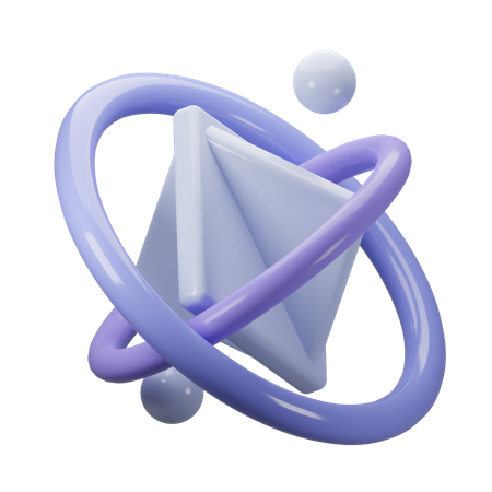 Abstract Polygon 3D Icon