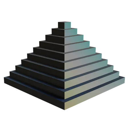 Abstract Pyramid  3D Icon