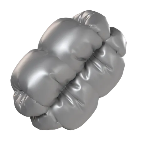 Abstract Rectangular Balloon  3D Icon