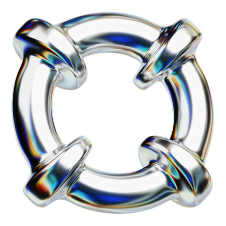 Abstract Ring  3D Icon