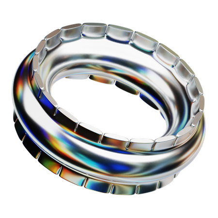 Abstract Ring  3D Icon