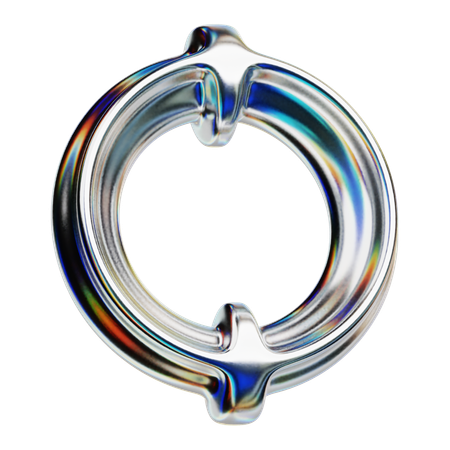 Abstract Ring  3D Icon
