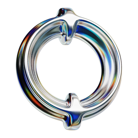 Abstract Ring  3D Icon