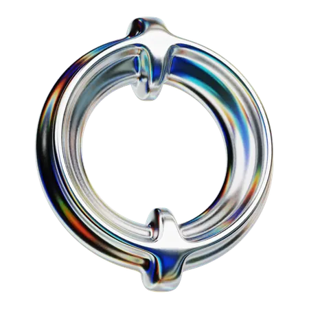 Abstract Ring  3D Icon